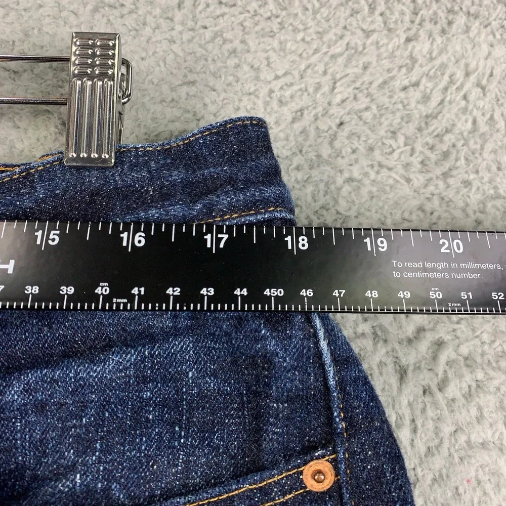 Taylor Stitch Selvedge Jean Men's 38 Indigo Denim Straight Leg Cotton Democratic